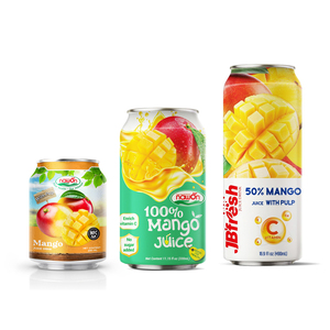 Bebida de jugo de mango 100% Bebidas de jugo enlatadas Fábrica de Vietnam Sin azúcar agregada-Venta al por mayor Mejor precio, Muestra gratis Etiqueta privada OEM - Product Image 4
