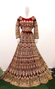 Vestidos de Novia Clásicos al por Mayor, Largos hasta el Suelo, Tallas Grandes, Cuello en V Sencillo, Espalda con Cordones, Corte en A, Manga Corta, Sujetador Incorporado, Lavables - Product Image 2