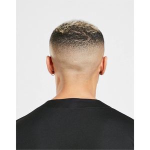 Maillot de baseball noir pour homme, manches courtes, fermeture à cordon, maille respirante, évacuation de l'humidité, 100 % polyester, coupe classique, toutes saisons, uni - Product Image 3