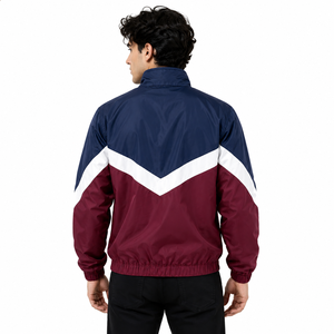 Men's Color Block Windbreaker <b>Jacket</b> – <b>Lightweight</b> Windproof Full Zip Casual Streetwear Sports <b>Running</b> Outdoor Track <b>Jacket</b> - Product Image 4