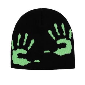 Bonnet en laine tricoté sur mesure tendance 2026 |   Bonnet chaud et décontracté unisexe avec broderie 3D de lettres |   Taille adulte - Product Image 1