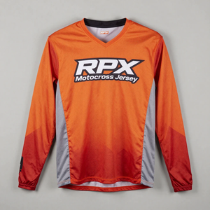 Maillot de motocross personnalisable de haute qualité, grande taille, séchage rapide, respirant, en polyester, manches longues - Product Image 3