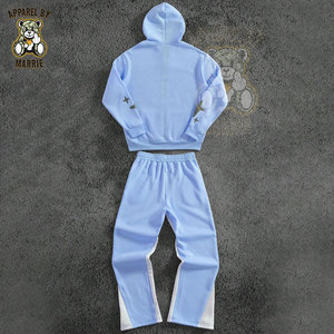 Conjunto Deportivo de Alta Calidad con Logotipo Personalizado, Sudadera con Capucha y Pantalones Joggers para Hombre, Mezcla de Algodón, Marca Privada OEM - Product Image 2