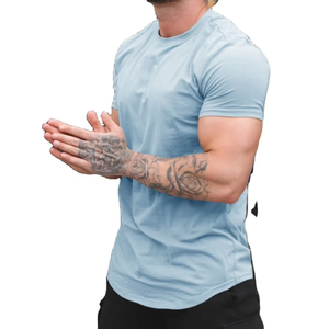 new collection Men Half Sleeves t Shirt Casual Wear With New Adult Wholesale Men Cotton T Shirt mens solid colour <b>tshirt</b> - Product Image 5