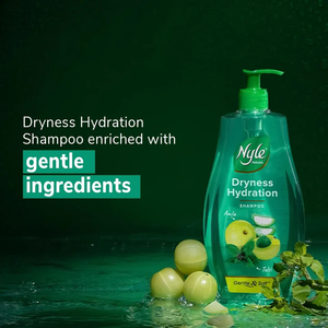 Champú hidratante a base de hierbas, fórmula sin sulfatos con aloe vera, tulsi y amla, diseñado para el control de la sequedad y cuidado del cuero cabelludo, tamaño 800 ml. - Product Image 6