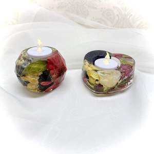 Portavelas de Resina de Cristal Ecológico Moderno, Hecho a Mano, Impermeable, para Uso Religioso, Precio de Fábrica, Venta al por Mayor, Elegante - Product Image 2