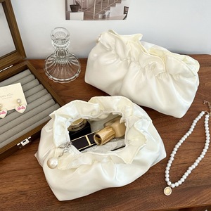 Bolsa de maquillaje de gran capacidad con cremallera Bolsa de papelería Bolsa de cosméticos Viaje - Product Image 3