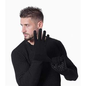 Conjunto de Ropa de Invierno para Esquí y Nieve para Hombre y Mujer, Gorro Holgado, Bufanda con Forro Polar y Guantes con Pantalla Táctil, Gorros Tejidos Cálidos - Product Image 4