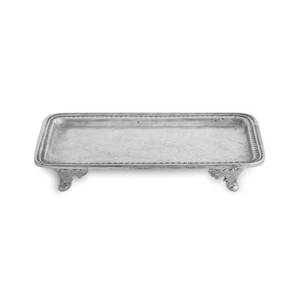 Bandeja Decorativa de Metal para Centro de Mesa, Color Chocolate, para Servir Dulces, Frutos Secos, Bocadillos, para el Hogar y Hoteles - Product Image 1