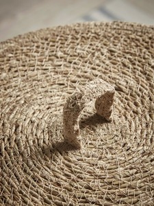 Ensemble de 3 paniers ronds en jonc de mer aux couleurs assorties, paniers de rangement faits à la main, vente en gros, écologiques, fabriqués au Vietnam - Product Image 3