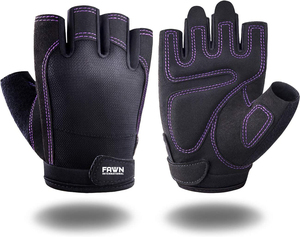 Gants de sport demi-doigts pour femmes et hommes, antidérapants avec coussinet de paume, pour musculation et entraînement, avec support de poignet, logo personnalisé OEM - Product Image 1