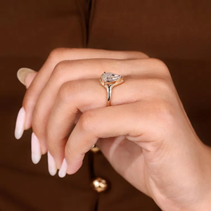 Anillo de Diamante Moissanite Elegante de la Mejor Calidad para Mujer, Joyería de Lujo para Boda, Fiesta, Compromiso, Regalo Disponible - Product Image 2