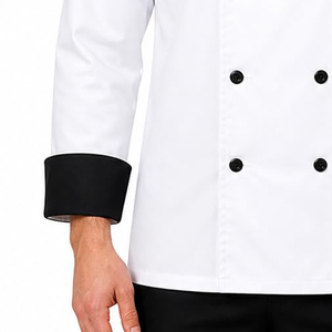 Nouvelle Arrivée - Veste de Chef Respirante et Unie pour Restaurant et Cuisine - Prix Bas - Promotion Exceptionnelle - Product Image 5
