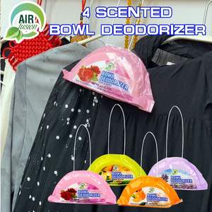 น้ำหอมดับกลิ่นแบบแขวน 4PIC ขนาด 2.5 ออนซ์ สำหรับเสื้อผ้าและตู้เสื้อผ้าในบ้าน กำจัดกลิ่นไม่พึงประสงค์ ไม่ต้องใช้ไฟฟ้า - Product Image 2