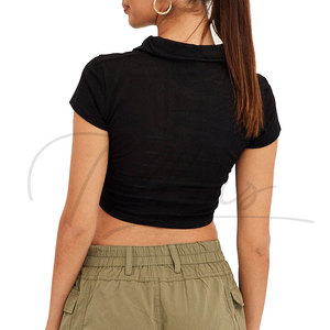Best Design Women's Crop <b>Top</b> Casual Wear Women's Crop <b>Top</b> Low Moq Women's Crop <b>Top</b> For Sale - Product Image 4