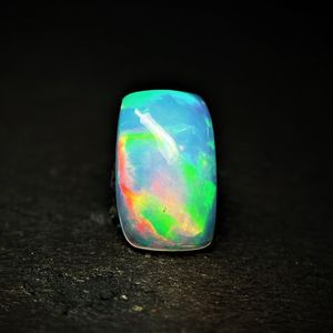 Natural Ethiopian Fire <b>Opal</b> Cabochon Cushion Cut Gemstone Wholesale Loose <b>Opal</b> October Birthstone Jewelry - Product Image 2