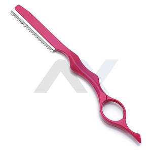 Navaja de Peluquería para Adelgazar y Texturizar el Cabello, Color Rosa, Elegante, para Mujer, Herramienta Profesional de Salón - Product Image 1