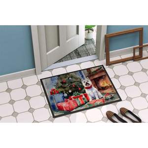 Westie Cozy Christmas Doormat Non-Slip Washable Low Pile Indoor and <b>Outdoor</b> Entryway Rugs 24H X 36W Front Door <b>Mat</b> - Product Image 4