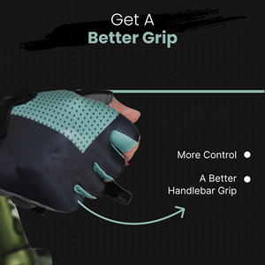 Soft Breathable Cycling Gloves For Men Women <b>Half</b> Finger Anti <b>Slip</b> Silicone Palm For Outdoor Bike Riding Mountain And Road - Product Image 6