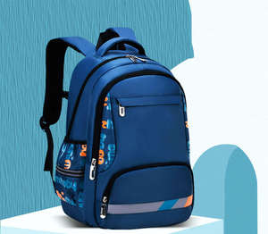 Mochila Escolar Ligera para Estudiantes, Impermeable, con Forro de Nailon Oxford, Cierre de Cremallera, Múltiples Compartimentos, Resistente, para Viajes y Portátil - Product Image 3