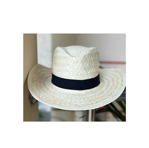 Sombrero de vaquero mexicano de paja unisex al por mayor, tejido a mano y colorido, estampado de logotipo personalizable para uso diario y eventos - Product Image 5
