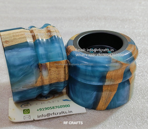 Quemador Bakhoor de resina epoxi de madera natural hecho a mano, carbón tradicional para regalos de Navidad Ramadán Eid a granel, novedad - Product Image 5