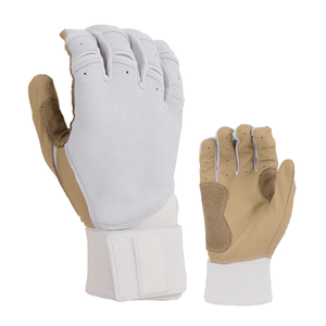 Premium Custom Baseball Batting Gloves Soft Leather Palm Comfortable Wrist Support Sports Gloves for Baseball and Softball <b>Games</b> - Product Image 2
