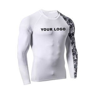 เสื้อรัดกล้ามเนื้อ BJJ MMA คุณภาพสูงสั่งทำพิเศษสำหรับทุกเพศ ออกแบบเองได้ ยืดได้ 4 ทิศทาง แขนยาว - Product Image 6