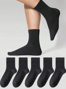 Chaussettes légères pour hommes, en tissu de coton doux et confortable, respirantes, extensibles, pour un usage quotidien, durables, de qualité supérieure, élégantes et essentielles - Product Image 6