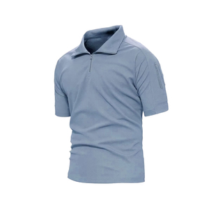 Algodón de Punto Sólido Bordado para Camisa, 240 GSM, 100% Algodón, Semi Formal, Logotipo Personalizado OEM, para Camisas de Hombre - Product Image 3