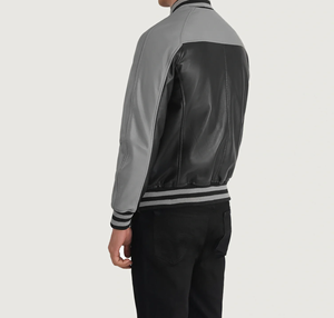 Blouson bomber varsity pour homme, élégant et confortable, style universitaire. - Product Image 2