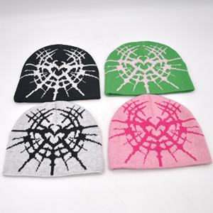 Fashion Beanie Hats <b>Winter</b> Hat 100% Acrylic Custom Logo <b>Caps</b> Unisex Chunky Custom Knitted Jacquard <b>Winter</b> Hats - Product Image 2