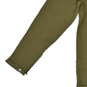Combinaison de travail personnalisée en coton olive pour mécanicien, kaki, à manches longues, pour atelier, vêtement de protection pour homme, combinaison de sécurité - Product Image 5