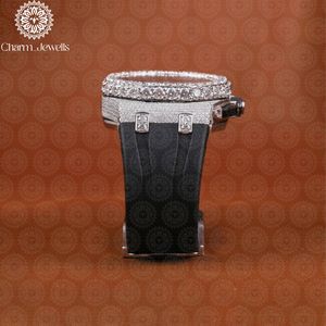 Charm_Jewells Luxury Men's Stainless Steel <b>Watch</b> <b>Case</b> Analog Dial Mechanical Movement Stainless Steel Band Sapphire Crystal 40mm - Product Image 3