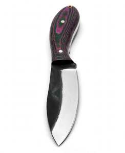 Cuchillo Utilitario Forjado a Mano en Acero con Alto Contenido de Carbono, Mango de Madera en Capas, Herramienta Artesanal - Product Image 3