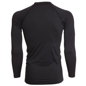 Camiseta de Compresión de Manga Larga Negra para Hombre, Secado Rápido, Manga Completa, Color Liso, para Entrenamiento - Product Image 3