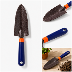 Transplantoir manuel avec tête en acier au carbone et poignée en plastique pour la plantation de semis, le jardinage, le rempotage et les petites tâches de jardinage - Product Image 2