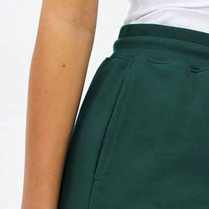 Custom Women's High Waisted <b>Elastic</b> <b>Waist</b> Biker Shorts Plus Size Breathable Workout Cotton Blend Wholesale - Product Image 4