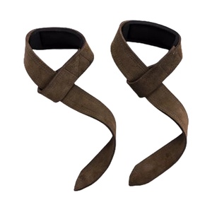 GAF Sports Gym Fitness Accessoires Sangles de levage en cuir faites à la main Haltérophilie Musculation pour hommes et femmes - Product Image 1