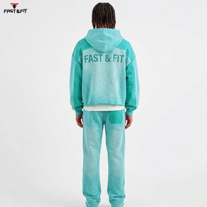 Survêtement d'entraînement pour homme, coupe ajustée, à capuche, manches longues, personnalisé, haute qualité, collection Hiver 2026 - Product Image 5