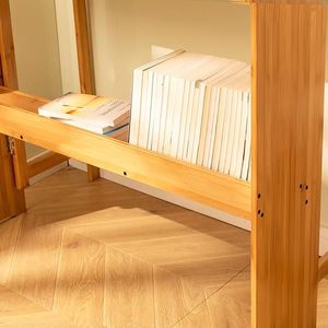 Scrivania Pieghevole Moderna in Bambù per Piccoli Spazi, Tavolo da Studio Portatile per Camera da Letto, Ufficio Domestico o Dormitorio - Product Image 2