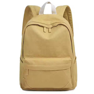 Mochila de Nailon Roja con Respaldo de Malla Transpirable y Cierre de Cremallera para Uso Casual Multifuncional - Product Image 4