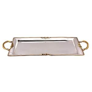 Bandeja de regalo para inauguración de casa, bandeja de regalo para festivales, bandeja de regalo de lujo, bandeja de regalo, plato decorativo premium, metal artesanal - Product Image 6