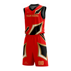 Conjunto de Pantalones Cortos y Camiseta de Baloncesto Personalizados Profesionales para Equipo, 100% Poliéster Transpirable, Impresión Sublimada, Cintura Elástica, Alta Calidad - Product Image 6