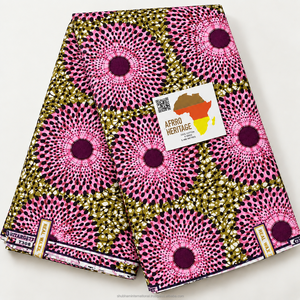 Tissu imprimé Ankara tendance, textile africain pour vêtements féminins, robes, confection et bricolage - Product Image 4