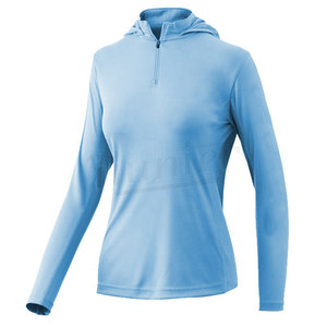 High Quality Fishing Shirts UPF50+ Polyester <b>Sunscreen</b> Driy Fit <b>Waterproof</b> Quick Dry UV Hoodie Performance Fishing Shirts - Product Image 6