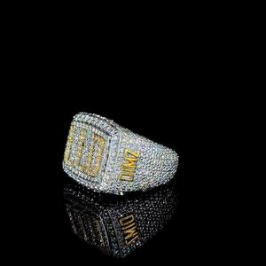 Luxury 925 Sterling Silver Moissanite Engagement <b>Ring</b> Elegant Bridal <b>Promise</b> Fine Jewelry Gift <b>for</b> Women <b>Men</b> - Product Image 3