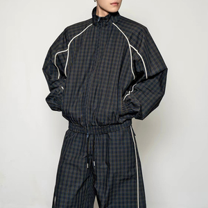 Ensemble de survêtement coupe-vent léger imprimé pour homme, 2 pièces, idéal pour l'automne, avec logo personnalisé – Fournisseur Premium - Product Image 2