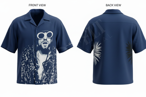 Chemises habillées décontractées pour hommes en flanelle personnalisée à imprimé graphique avec motif tournesol pour l'été - Product Image 3