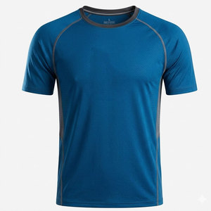 Camiseta deportiva para hombre de secado rápido para entrenamiento en el gimnasio, correr, deportes y actividades al aire libre. - Product Image 1